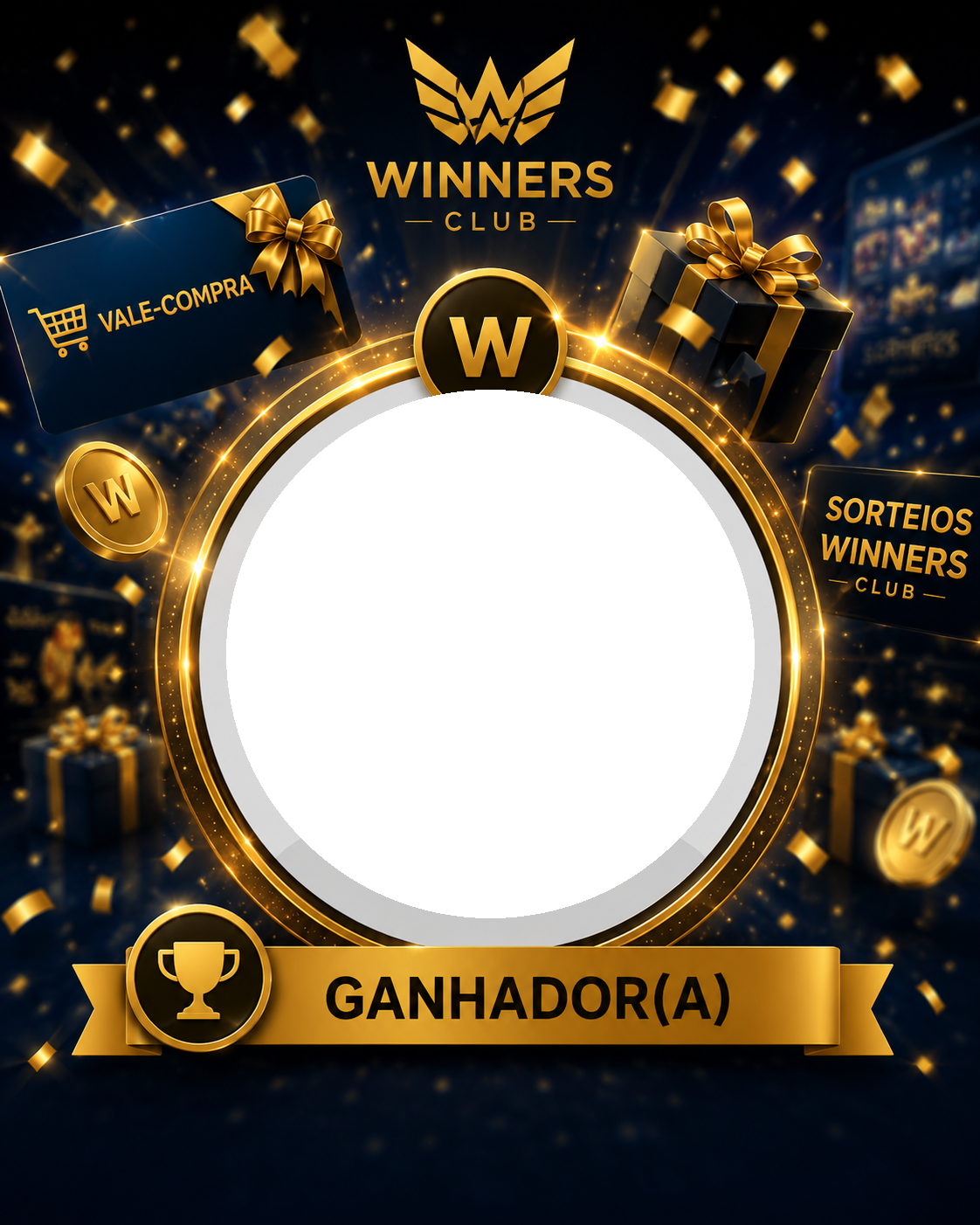Moldura do ganhador